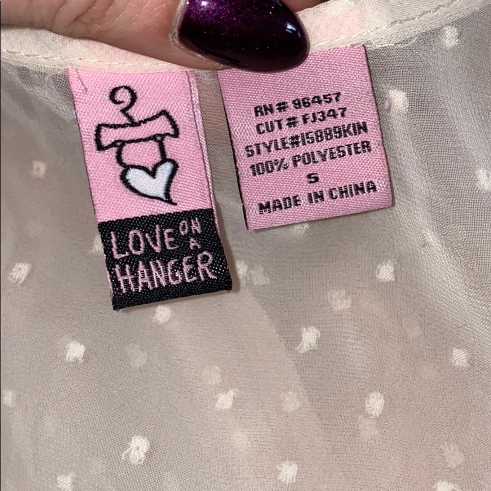 🐥 Sheer Ruffled Hem Tank - Picture 3 of 3